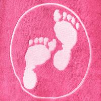Two Bare Feet Towelling Changing Robe - Hot Pink Extra Image 3 Preview
